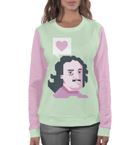 

Свитшоты Print Bar, Белый, Петр I