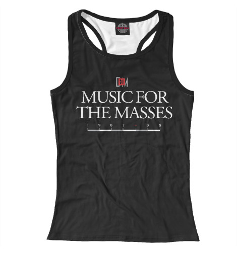 

Майки борцовки Print Bar, Белый, Music For The Masses