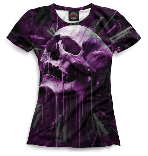 

Футболки Print Bar, Белый, Skull