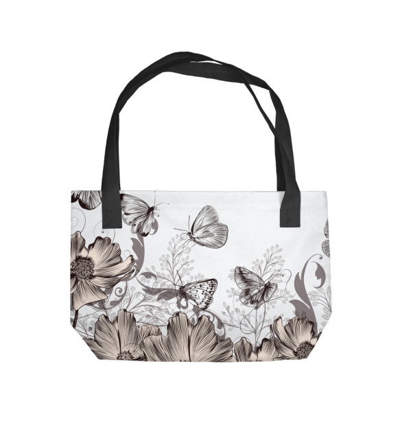 Пляжная сумка с изображением Эйфория цвета 
