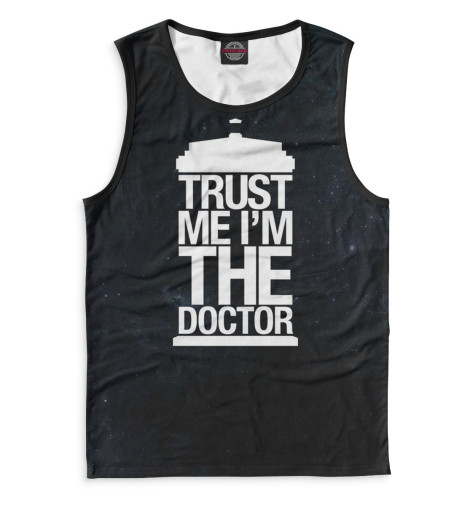 

Майки Print Bar, Белый, Доктор Кто