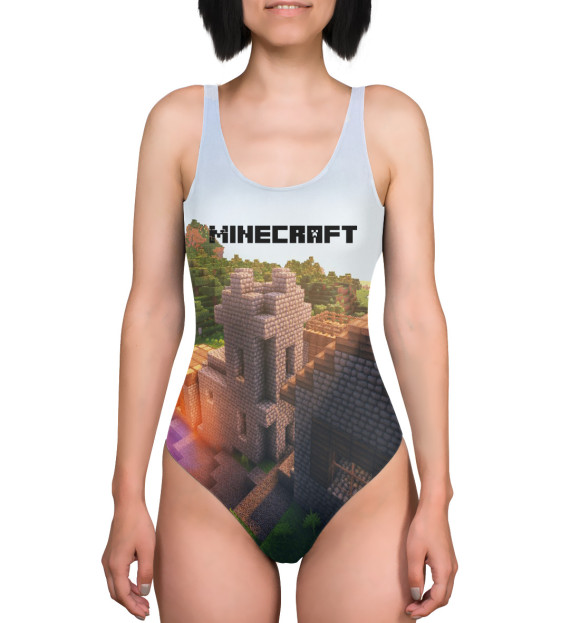 Купальник-боди с изображением Minecraft collection 2019 цвета 
