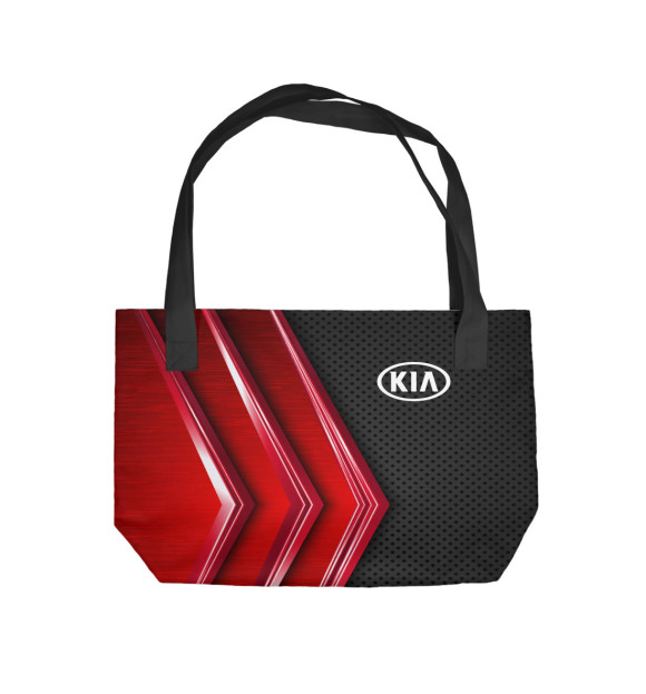 Пляжная сумка с изображением KIA цвета 