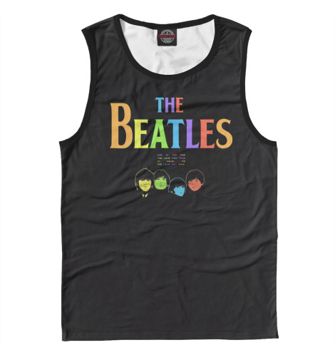 

Майки Print Bar, Белый, The Beatles