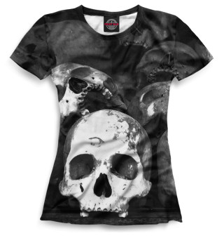 Женская футболка Skull