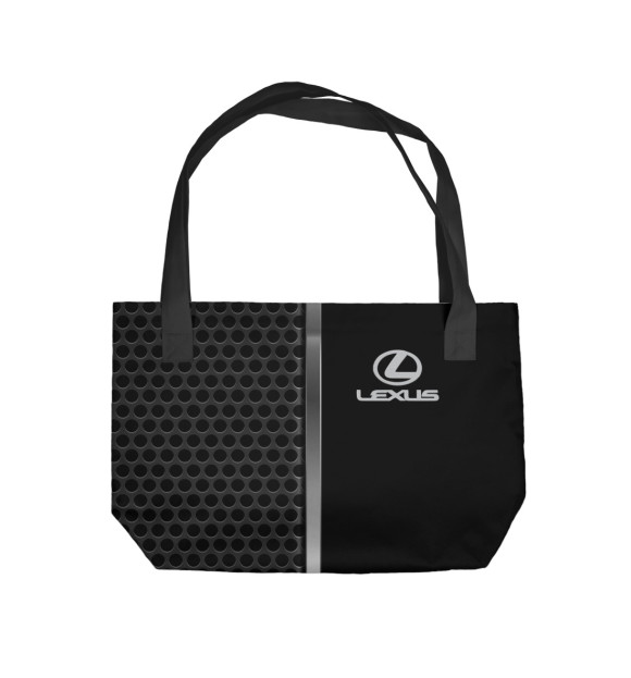 Пляжная сумка с изображением LEXUS цвета 