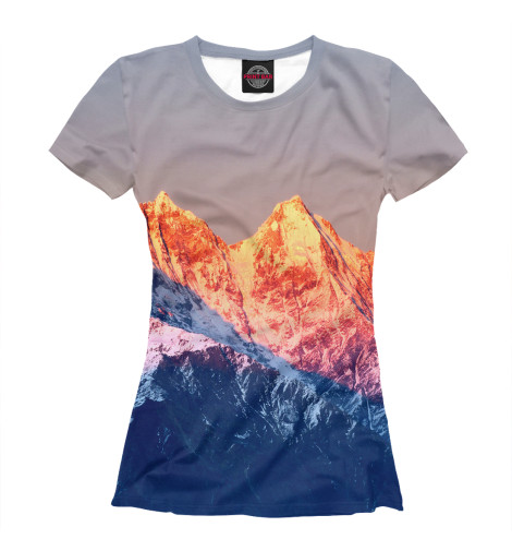

Футболки Print Bar, Белый, Горы