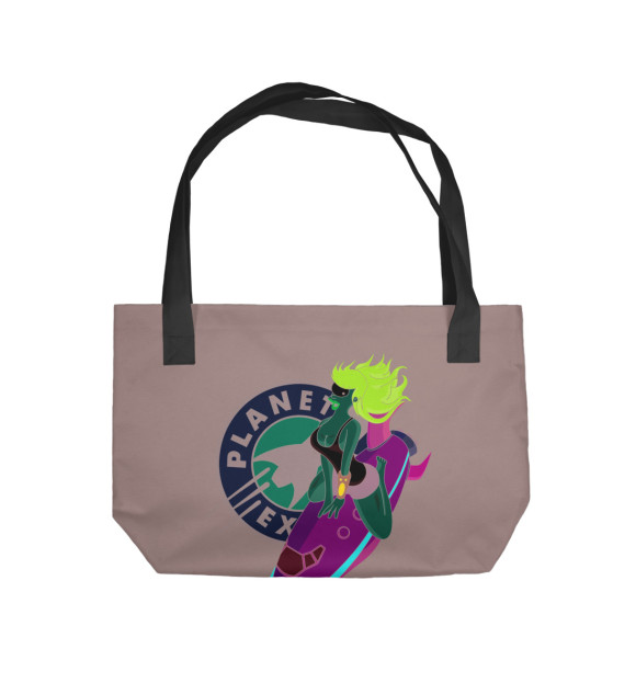 Пляжная сумка с изображением Futurama цвета 
