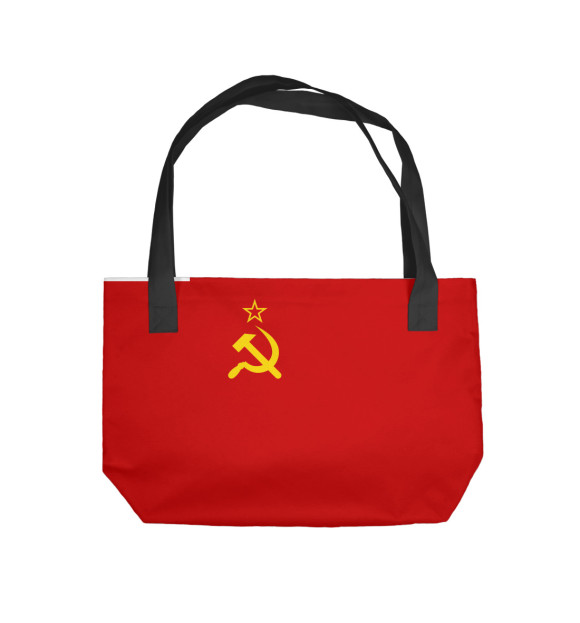 Пляжная сумка с изображением СССР Minimal цвета 