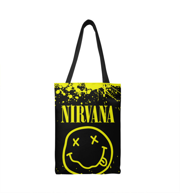 Сумка-шоппер с изображением Nirvana цвета 