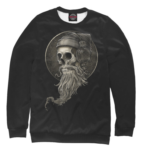 

Свитшоты Print Bar, Белый, Диджей Skull