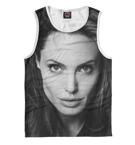

Майки Print Bar, Белый, Анджелина Джоли