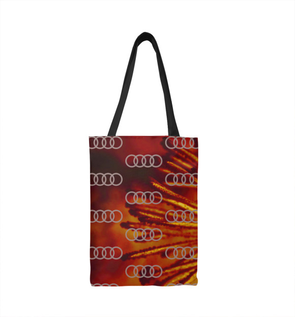 Сумка-шоппер с изображением Audi цвета 