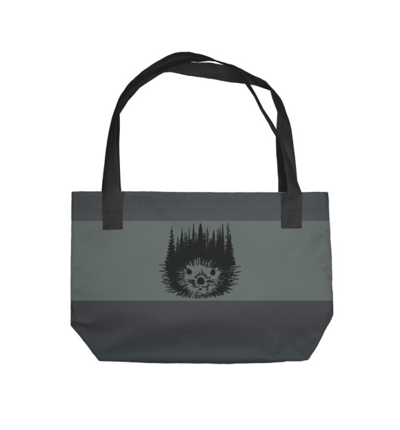 Пляжная сумка с изображением Hedgehog цвета 