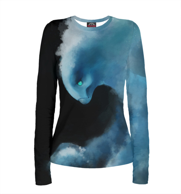 Женский лонгслив с изображением Морфлинг цвета Белый