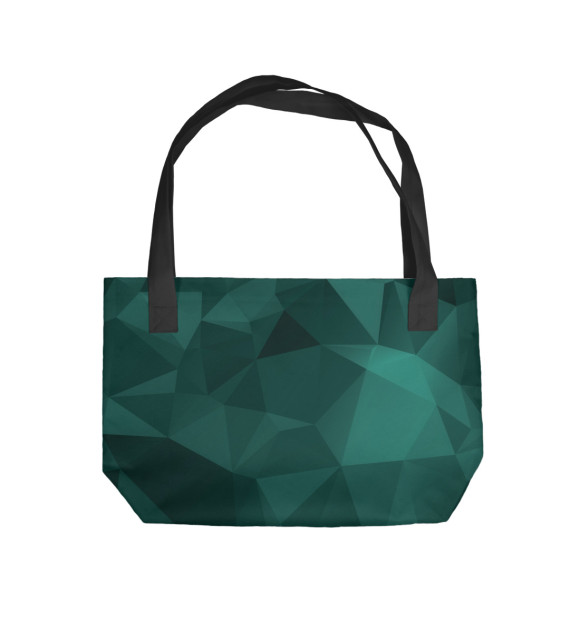 Пляжная сумка с изображением Треугольная грань цвета 