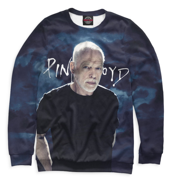 Женский свитшот с изображением Дэвид Гилмор цвета Белый