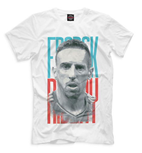 

Футболки Print Bar, Молочно-белый, Франк Рибери