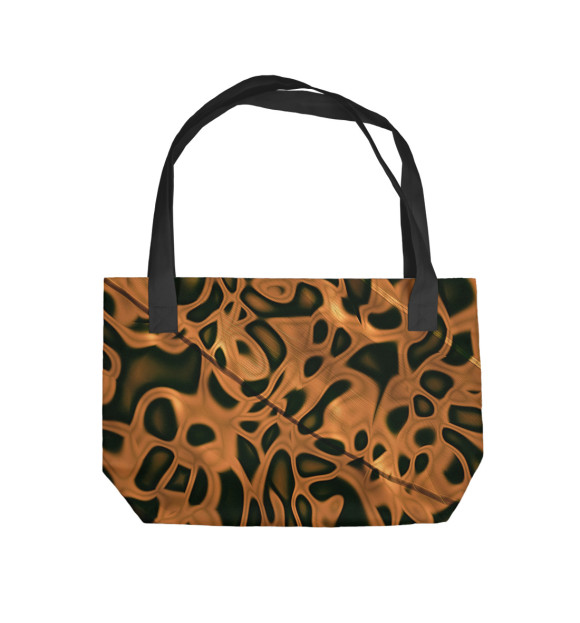 Пляжная сумка с изображением Африканские мотивы цвета 