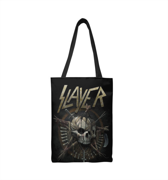 Сумка-шоппер с изображением Slayer цвета 