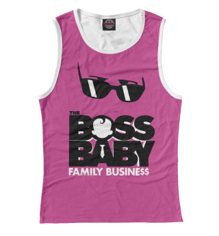 Майка для девочки Boss Baby: family business