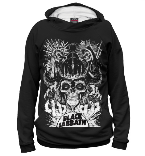 

Худи Print Bar, Белый, Black Sabbath
