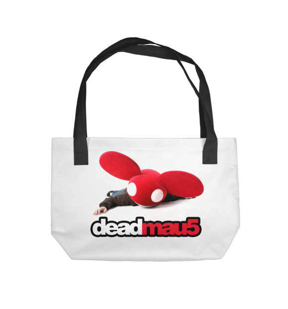 Пляжная сумка с изображением Deadmau5 цвета 