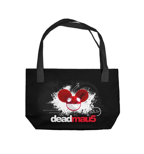 Пляжная сумка с изображением Deadmau5 цвета 