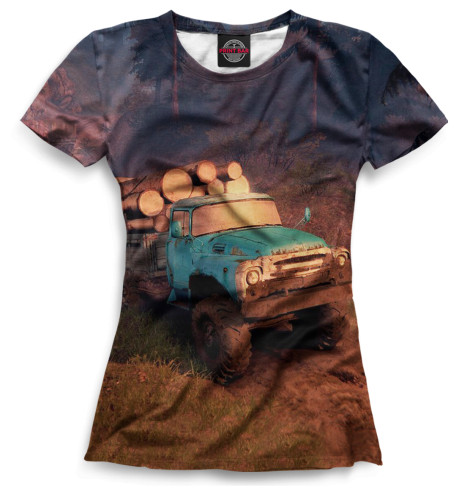 

Футболки Print Bar, Белый, Spintires