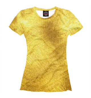 Женская футболка Золото