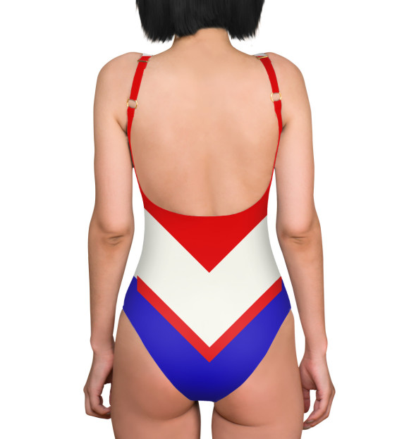 Купальник-боди с изображением Россия 777 цвета 