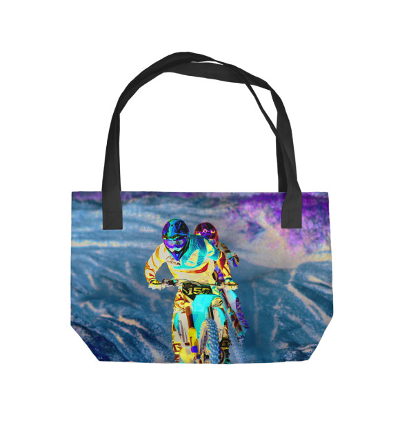 Пляжная сумка с изображением Finish цвета 