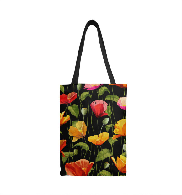 Сумка-шоппер с изображением Тюльпаны цвета 