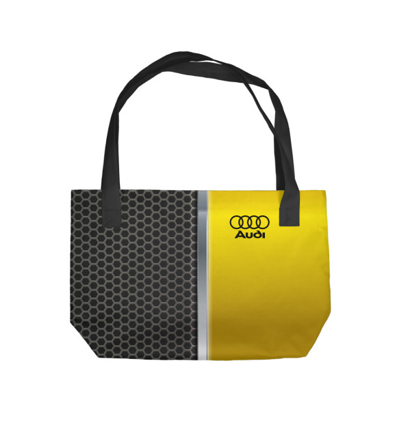 Пляжная сумка с изображением AUDI цвета 