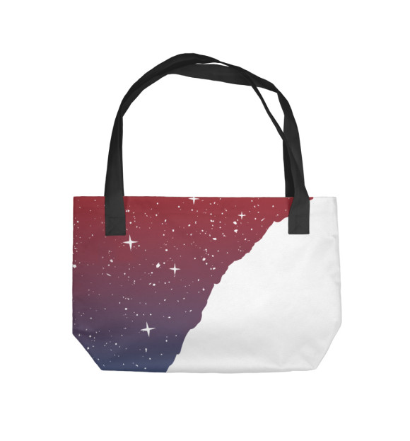 Пляжная сумка с изображением Гора звезд цвета 