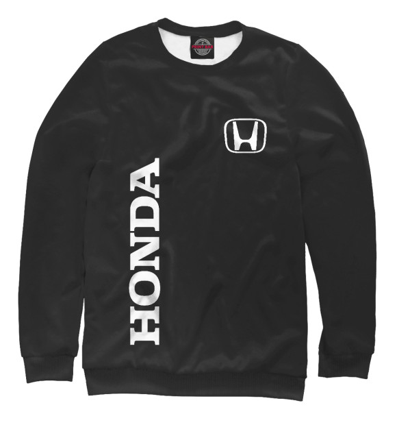Свитшот для мальчиков с изображением Honda цвета Белый