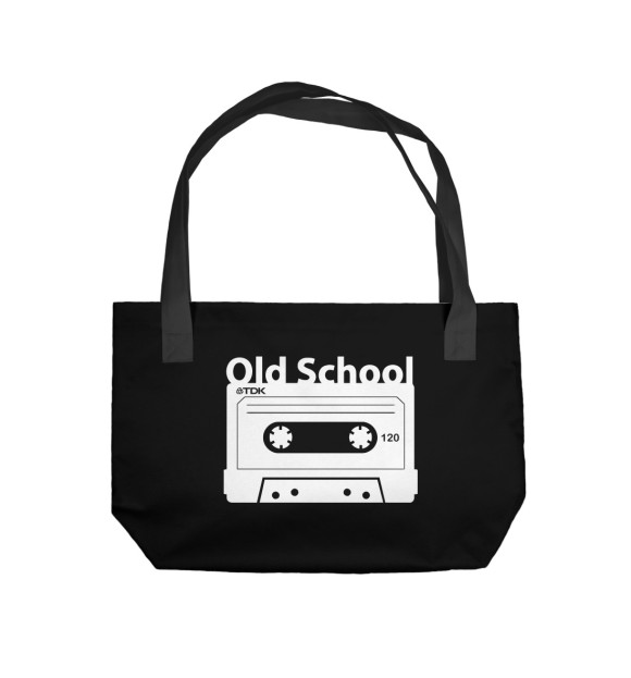Пляжная сумка с изображением Old School цвета 
