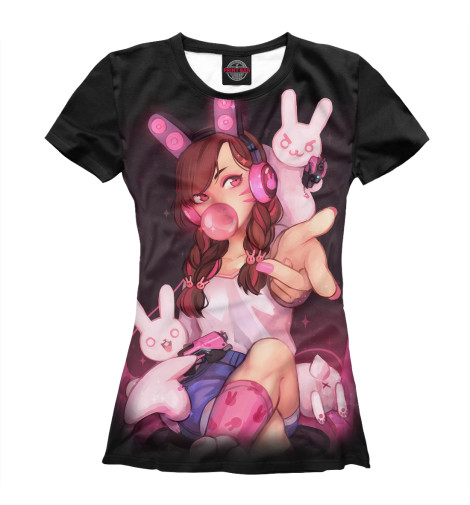 

Футболки Print Bar, Белый, D.Va