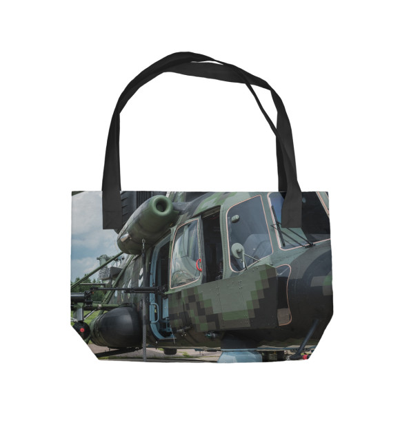 Пляжная сумка с изображением МИ-171Ш цвета 