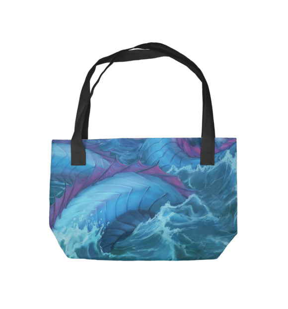 Пляжная сумка с изображением Дракон цвета 
