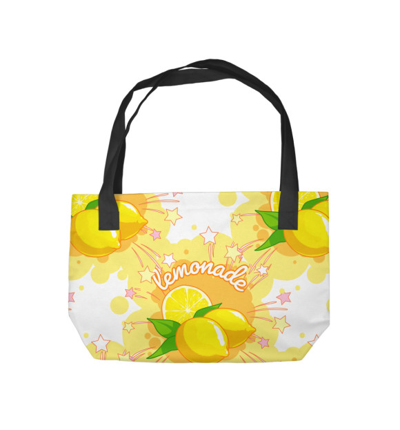 Пляжная сумка с изображением Lemonade цвета 