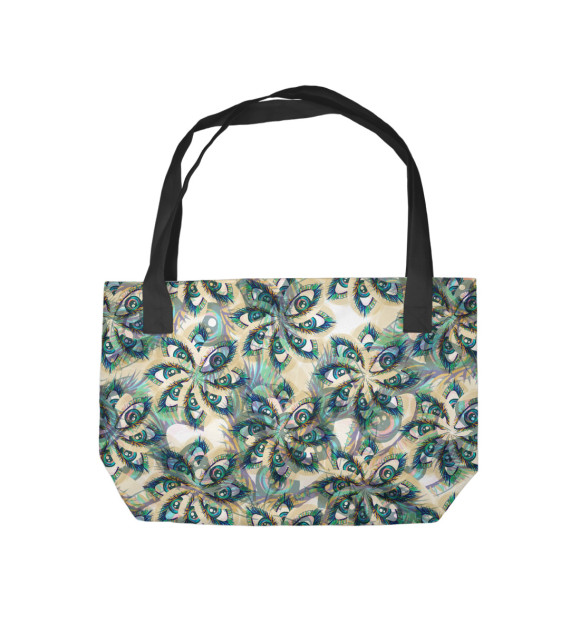 Пляжная сумка с изображением Всевидящее Око цвета 