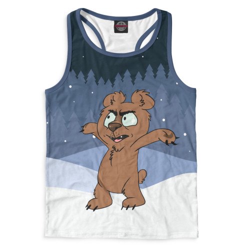 

Майки борцовки Print Bar, Белый, Brickleberry
