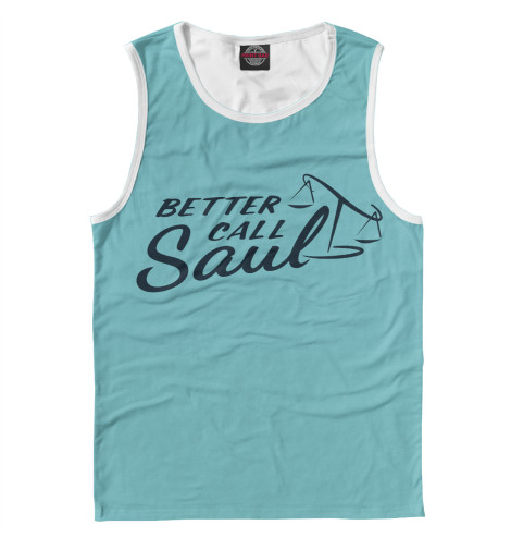 

Майки Print Bar, Белый, Better Call Saul