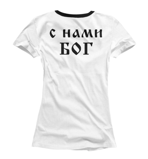 Футболка для девочек с изображением За Веру, Дон, Отечество! цвета Белый