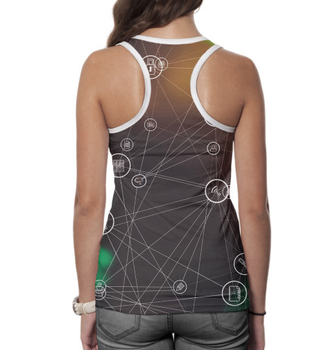 

Майки борцовки Print Bar, Белый, Watch Dogs