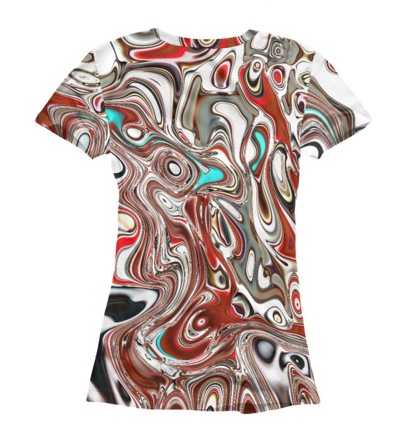 Футболка для девочек с изображением Pure Abstraction цвета Белый
