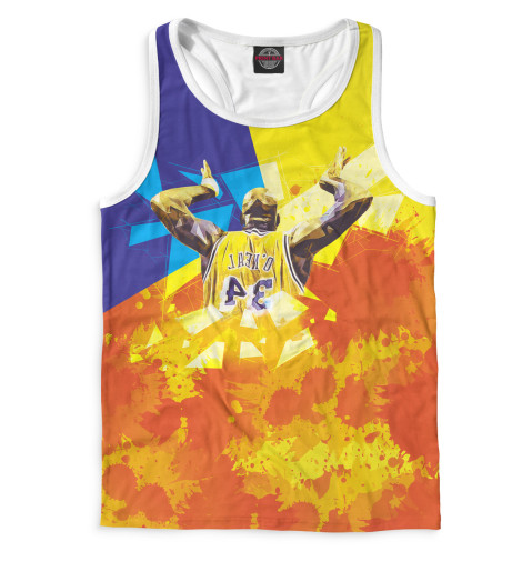 

Майки борцовки Print Bar, Белый, Шакил О'Нил