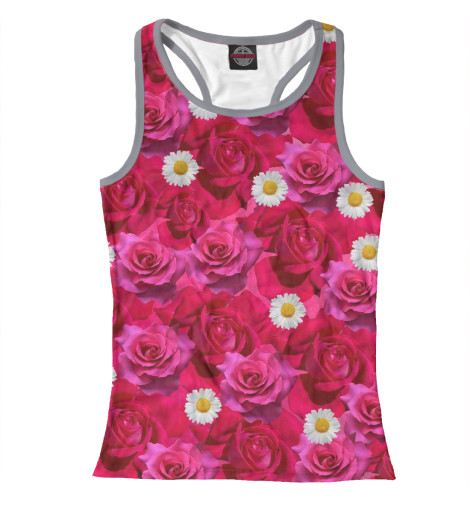

Майки борцовки Print Bar, Белый, Roses