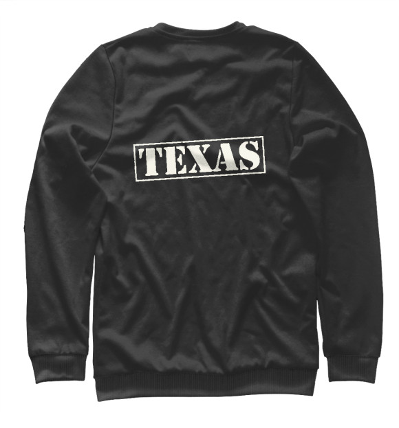 Свитшот для девочек с изображением Texas цвета Белый